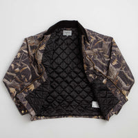 Carhartt OG Detroit Jacket - Camo Feather Tree / Black / Black Heavy Stone Wash thumbnail