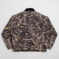 Carhartt OG Detroit Jacket - Camo Feather Tree / Black / Black Heavy Stone Wash thumbnail