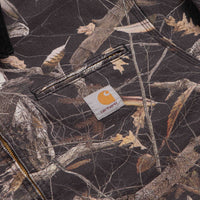 Carhartt OG Detroit Jacket - Camo Feather Tree / Black / Black Heavy Stone Wash thumbnail