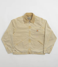 Carhartt OG Detroit Jacket in Dusty Hamilton Brown and Dusty Hamilton Brown Chalk Wash