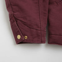Carhartt OG Detroit Jacket - Malbec / Black thumbnail