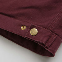 Carhartt OG Detroit Jacket - Malbec / Black thumbnail