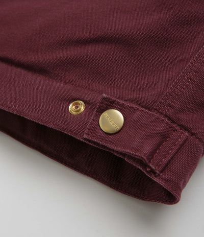 Carhartt OG Detroit Jacket - Malbec / Black
