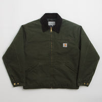 Carhartt OG Detroit Jacket - Olive / Black Stone Canvas thumbnail