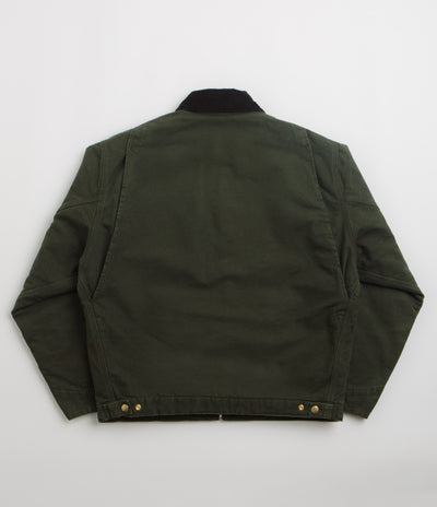 Carhartt OG Detroit Jacket - Olive / Black Stone Canvas
