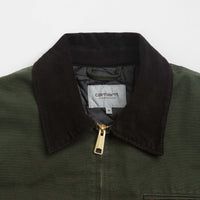 Carhartt OG Detroit Jacket - Olive / Black Stone Canvas thumbnail