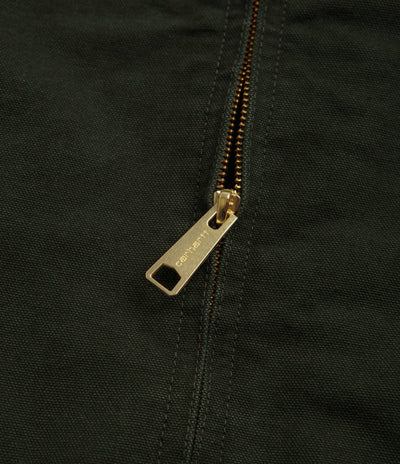 Carhartt OG Detroit Jacket - Olive / Black Stone Canvas