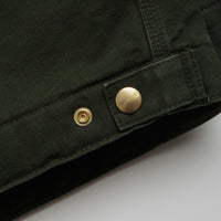 Carhartt OG Detroit Jacket - Olive / Black Stone Canvas thumbnail