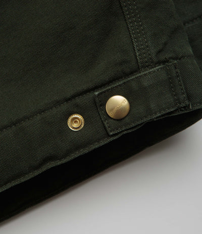 Carhartt OG Detroit Jacket - Olive / Black Stone Canvas