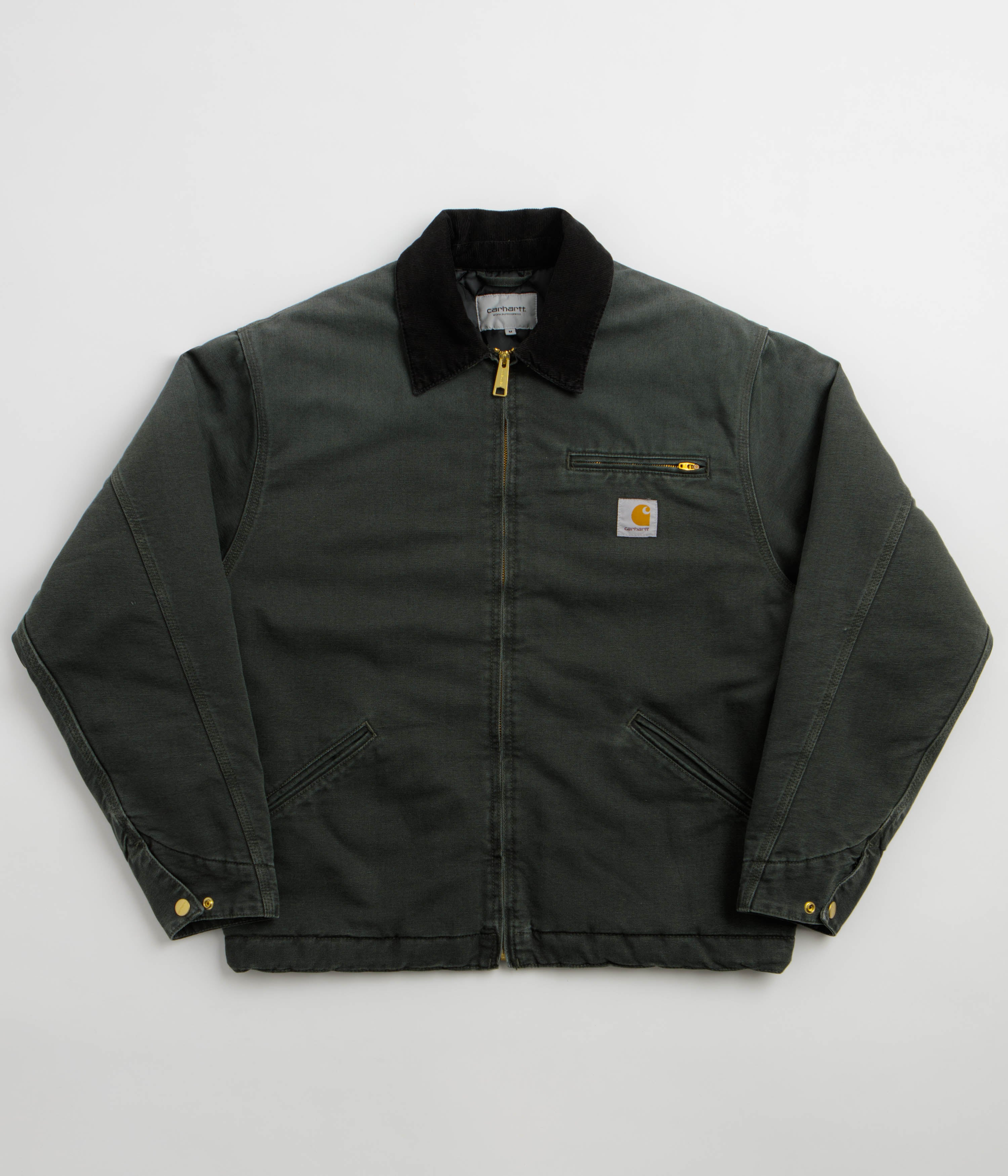 Carhartt OG Detroit Jacket - Raven / Black Stone Canvas