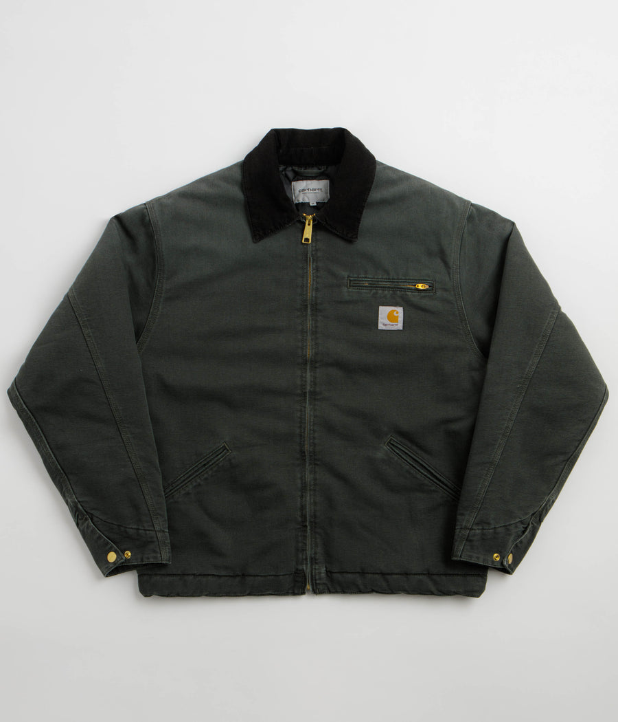 Carhartt OG Detroit Jacket - Raven / Black Stone Canvas