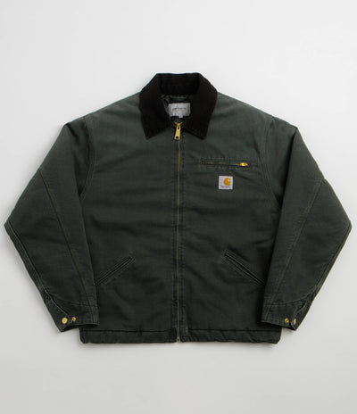 Carhartt OG Detroit Jacket - Raven / Black Stone Canvas