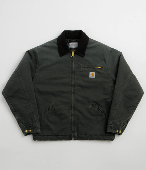 Carhartt OG Detroit Jacket - Raven / Black Stone Canvas