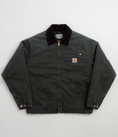 Carhartt OG Detroit Jacket - Raven / Black Stone Canvas