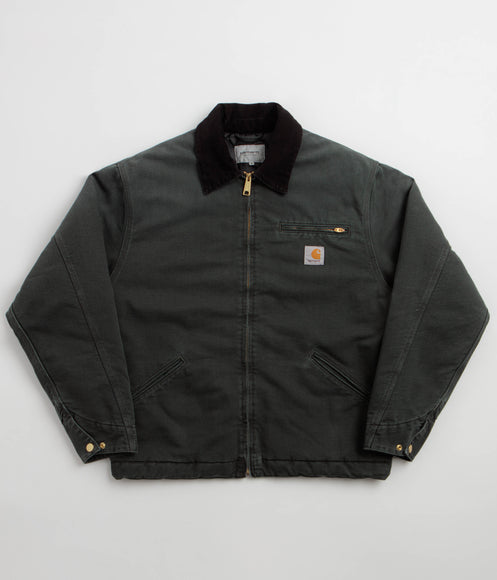 Carhartt OG Detroit Jacket - Raven / Black Stone Canvas
