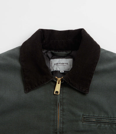 Carhartt OG Detroit Jacket - Raven / Black Stone Canvas