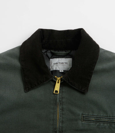 Carhartt OG Detroit Jacket - Raven / Black Stone Canvas