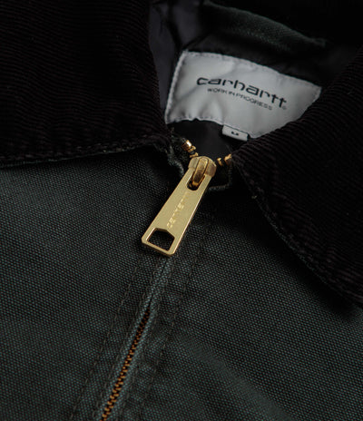 Carhartt OG Detroit Jacket - Raven / Black Stone Canvas