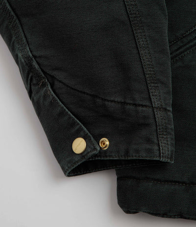 Carhartt OG Detroit Jacket - Raven / Black Stone Canvas