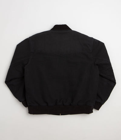 Carhartt OG Santa Fe Jacket - Black / Black Stone Canvas