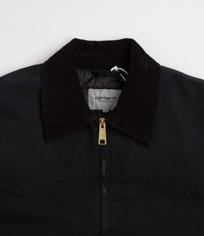 Carhartt OG Santa Fe Jacket - Black / Black Stone Canvas
