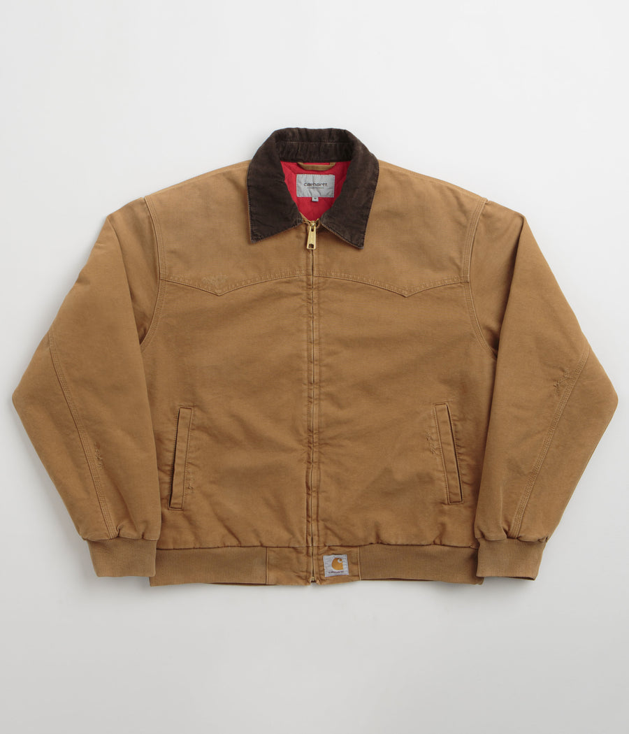 Carhartt OG Santa Fe Jacket in Hamilton Brown and Tobacco