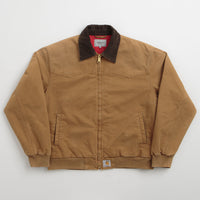 Carhartt OG Santa Fe Jacket in Hamilton Brown and Tobacco thumbnail