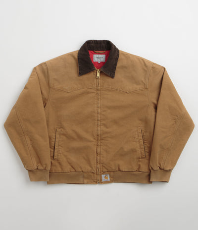 Carhartt OG Santa Fe Jacket in Hamilton Brown and Tobacco