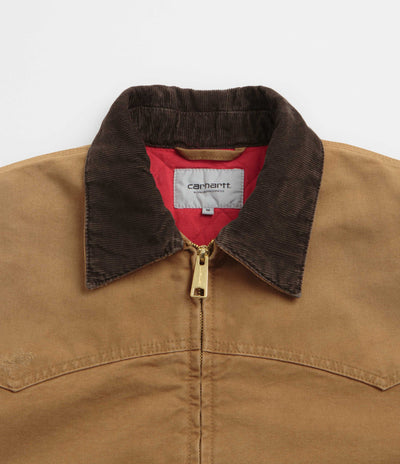 Carhartt OG Santa Fe Jacket in Hamilton Brown and Tobacco