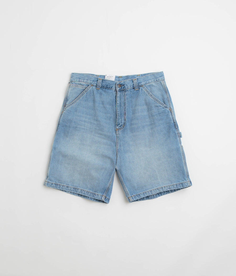 Carhartt OG Single Knee Shorts in Blue Burst Washed