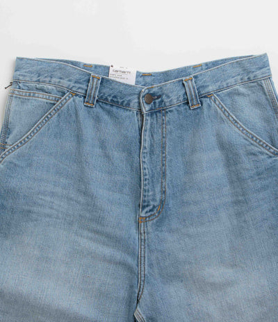 Carhartt OG Single Knee Shorts - Blue Burst Washed