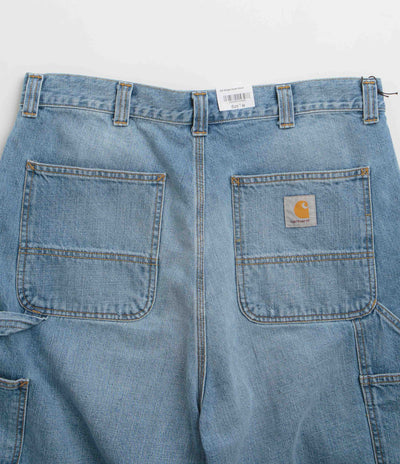 Carhartt OG Single Knee Shorts - Blue Burst Washed