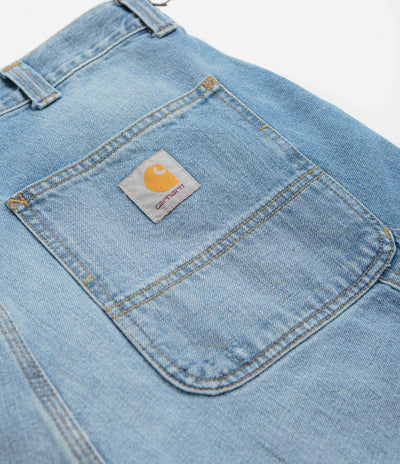 Carhartt OG Single Knee Shorts - Blue Burst Washed