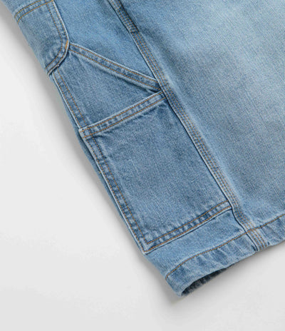 Carhartt OG Single Knee Shorts - Blue Burst Washed