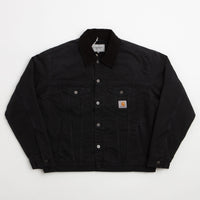 Carhartt OG Trucker Jacket - Black / Black Stone Canvas thumbnail