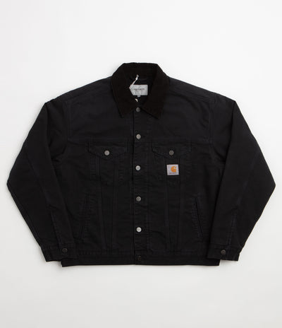 Carhartt OG Trucker Jacket - Black / Black Stone Canvas