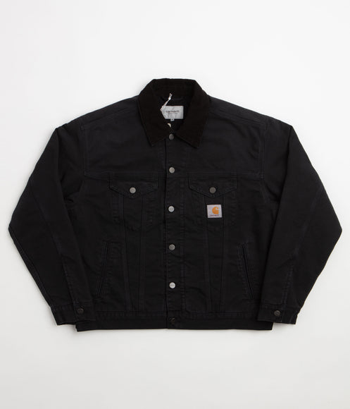 Carhartt OG Trucker Jacket - Black / Black Stone Canvas