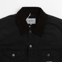 Carhartt OG Trucker Jacket - Black / Black Stone Canvas thumbnail