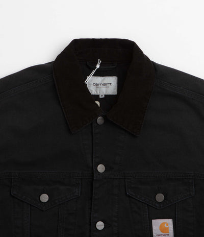 Carhartt OG Trucker Jacket - Black / Black Stone Canvas