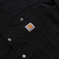 Carhartt OG Trucker Jacket - Black / Black Stone Canvas thumbnail