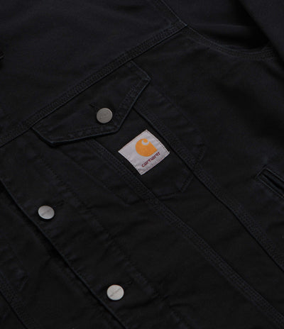 Carhartt OG Trucker Jacket - Black / Black Stone Canvas