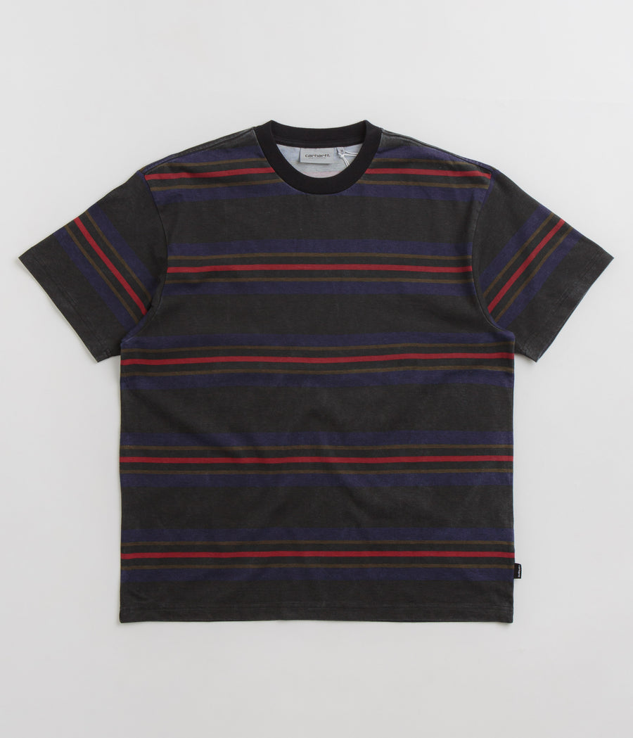 Carhartt Oregon T-Shirt - Starco Stripe / Black