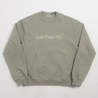 Carhartt Painter Crewneck Sweatshirt in Shady Green thumbnail