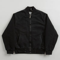 Carhartt Paxon Bomber Jacket in Black and Black thumbnail