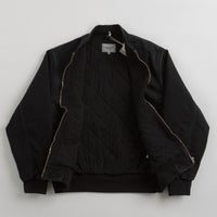 Carhartt Paxon Bomber Jacket in Black and Black thumbnail