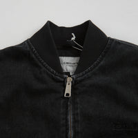 Carhartt Paxon Bomber Jacket in Black and Black thumbnail