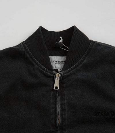 Carhartt Paxon Bomber Jacket in Black and Black
