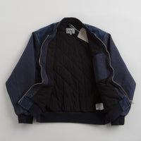 Carhartt Paxon Bomber Jacket in Blue and Dark Navy thumbnail