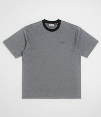Carhartt Pique T-Shirt in Black and White / Black