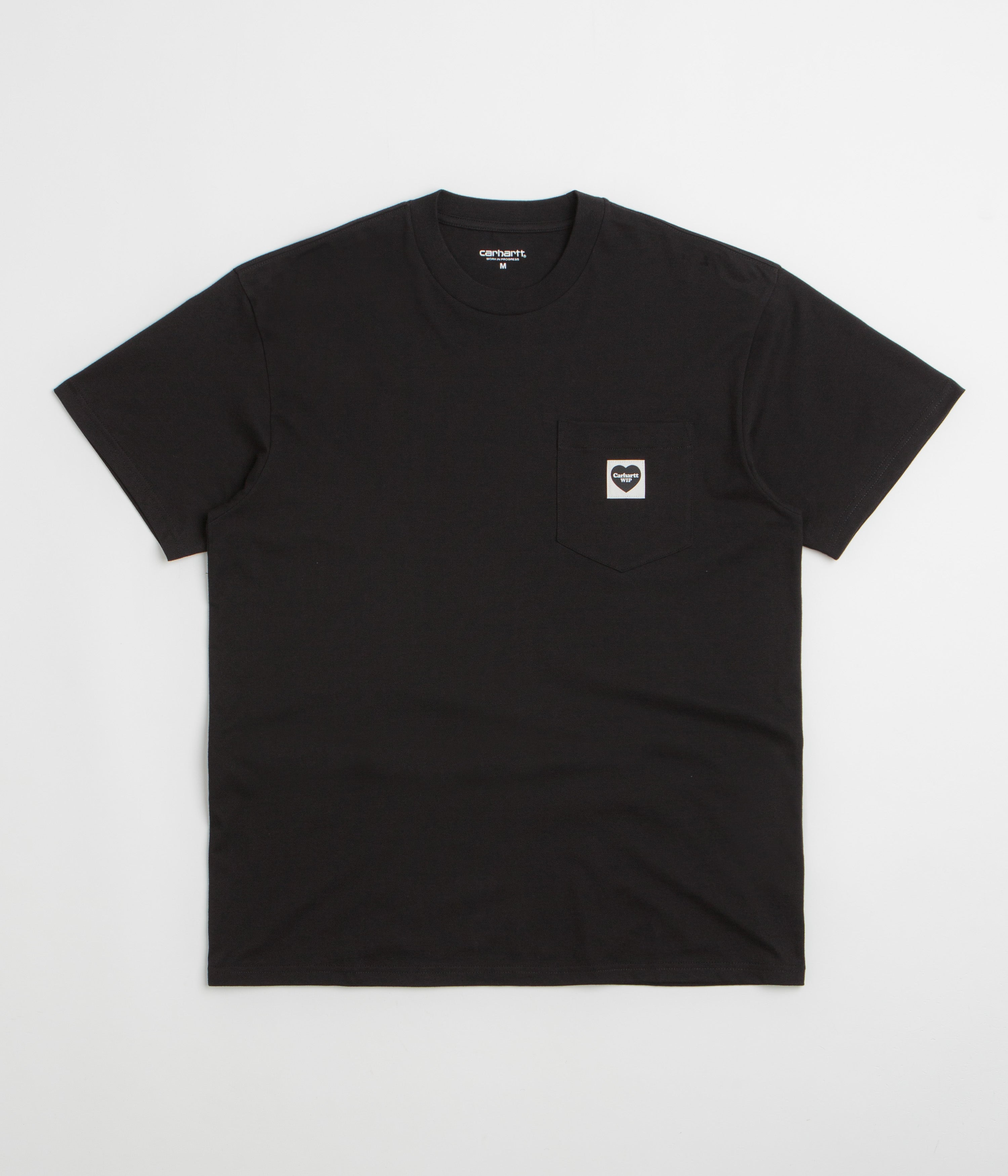 Carhartt Pocket Heart T-Shirt - Black / Black